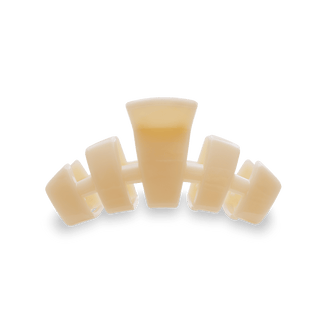 Teleties almond beige medium classic claw hair clip