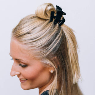 Classic | Jet Black | Petite Claw Clip - Blue Blossom Boutique
