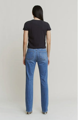 The Collins Straight Leg jeans in Mica wash, alternate view