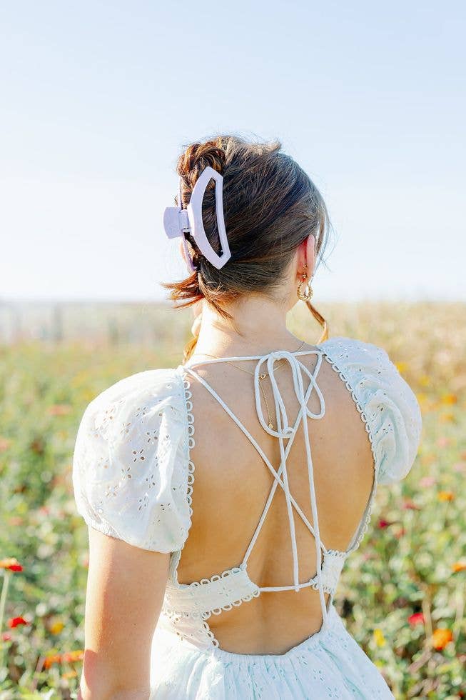 Open Hair Clip | Large | Lilac