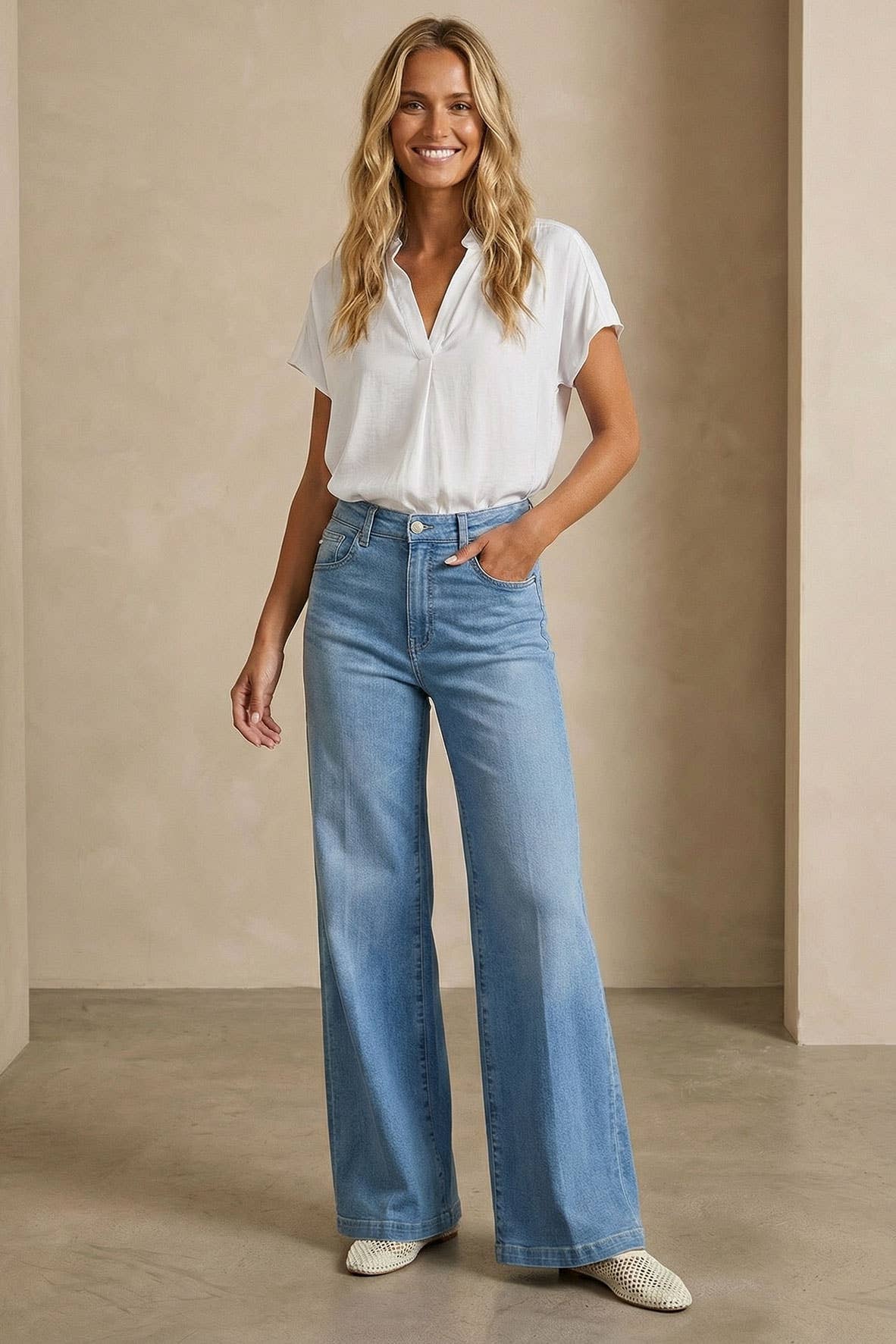 Lila Drop Shoulder Blouse