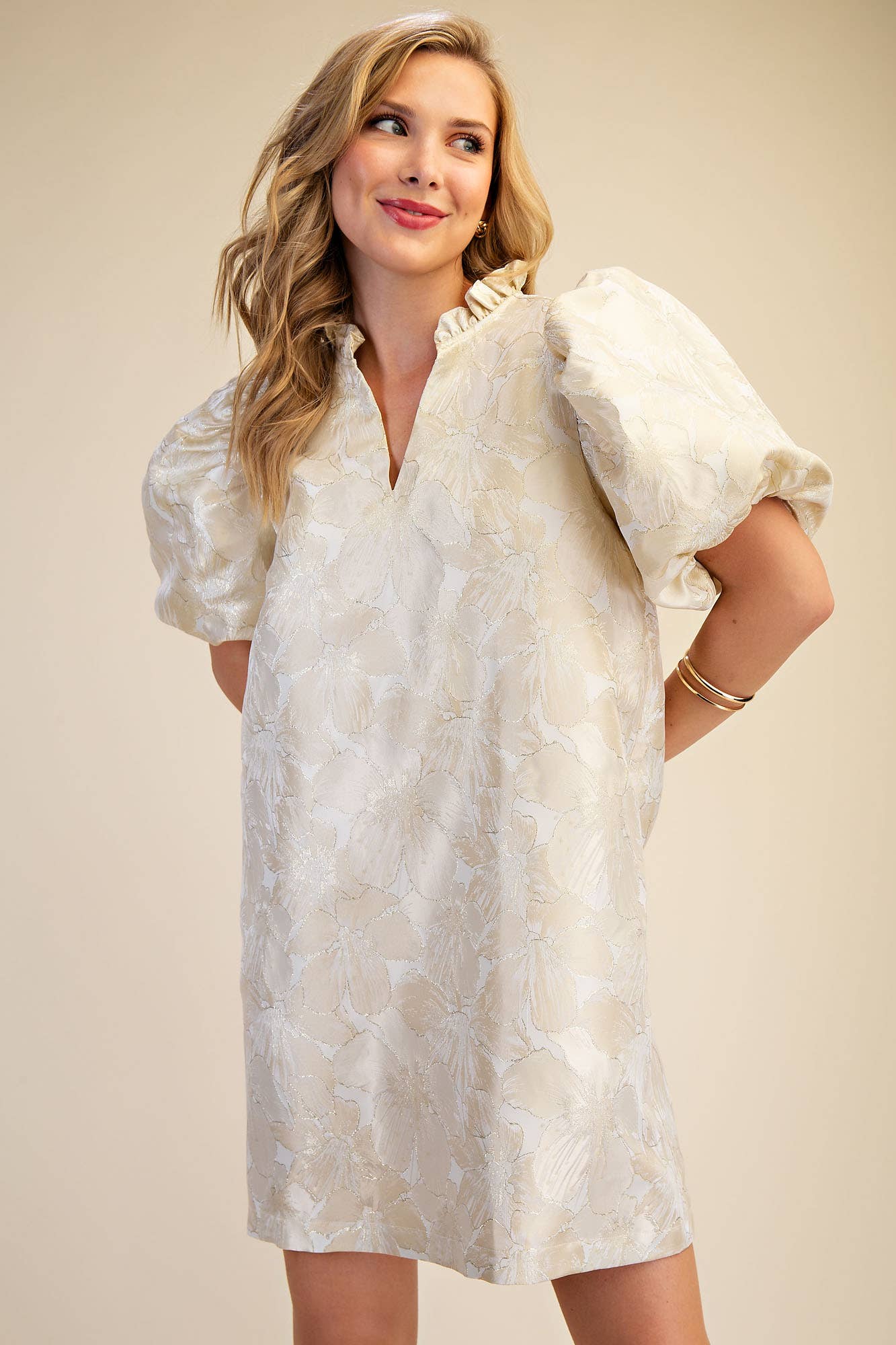 Eliza Puff Sleeve Dress