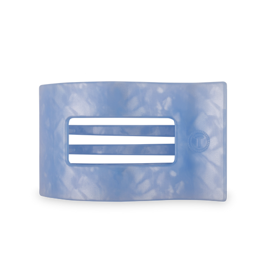 Flat Rectangle Hair Clip | Large | Blue Lagoon