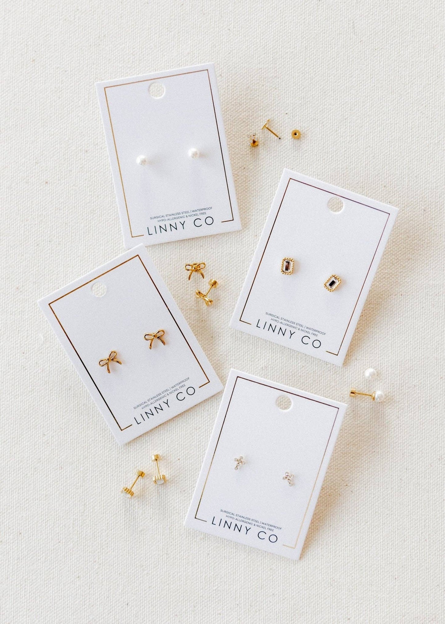 Screwback Stud Earrings - Madison