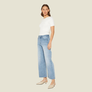 HIGH RISE WIDE RAW HEM