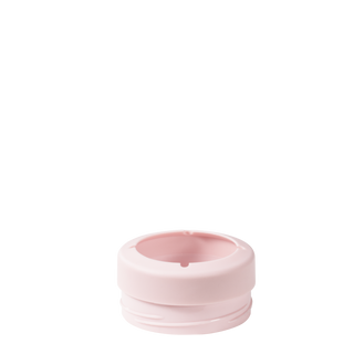Pink rubber ring on a white background