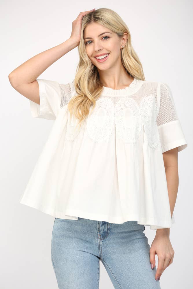 Georgie Mesh Top
