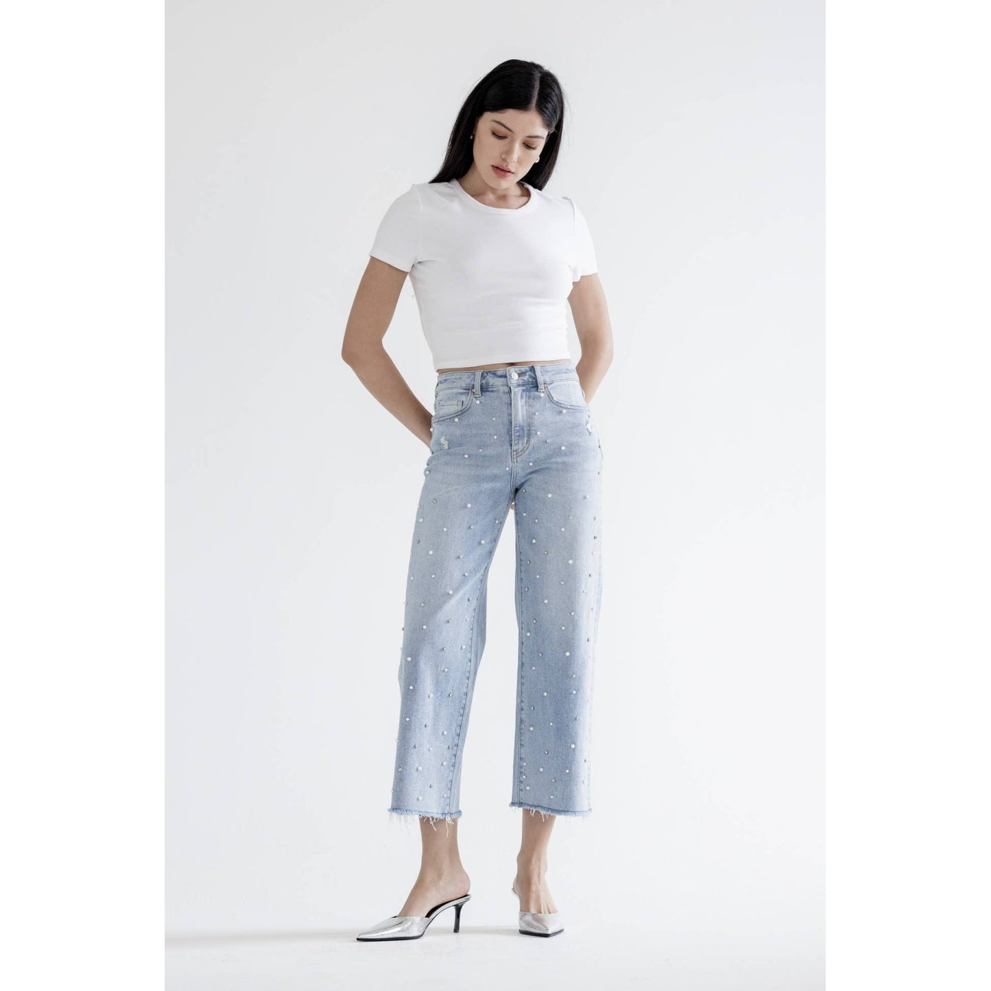 Pacey Embellishment Wide Leg