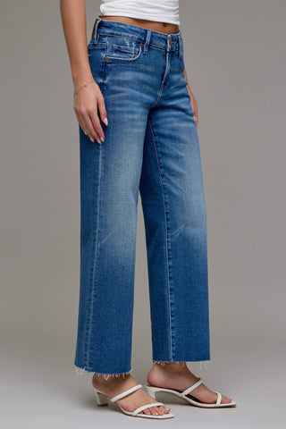Easy Street Classic Straight Crop Jeans