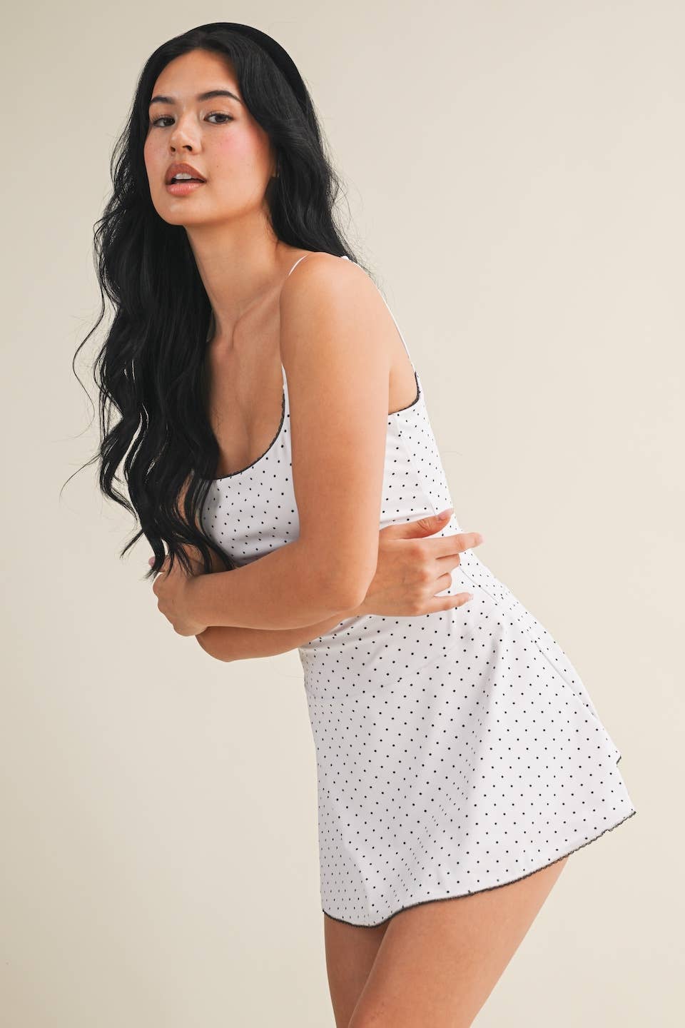 Poppy Polka Dot Mini Dress