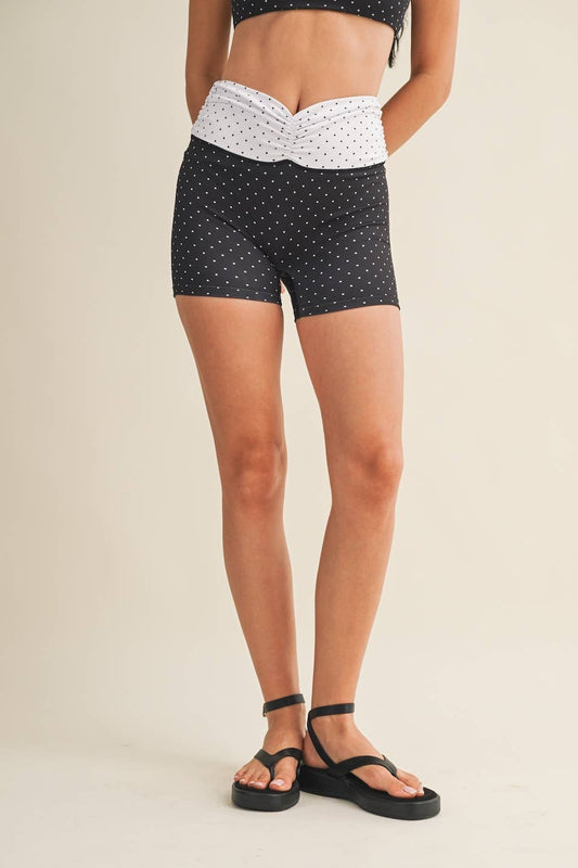 Piper Polka Dot Biker Shorts
