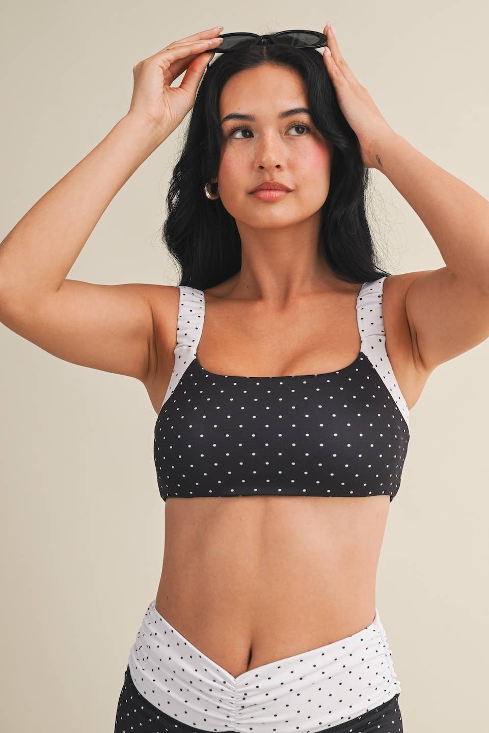 Piper Polka Dot Sports Bra