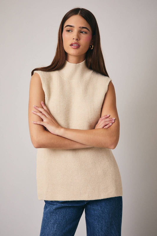Sloane High Neck Sweater Top