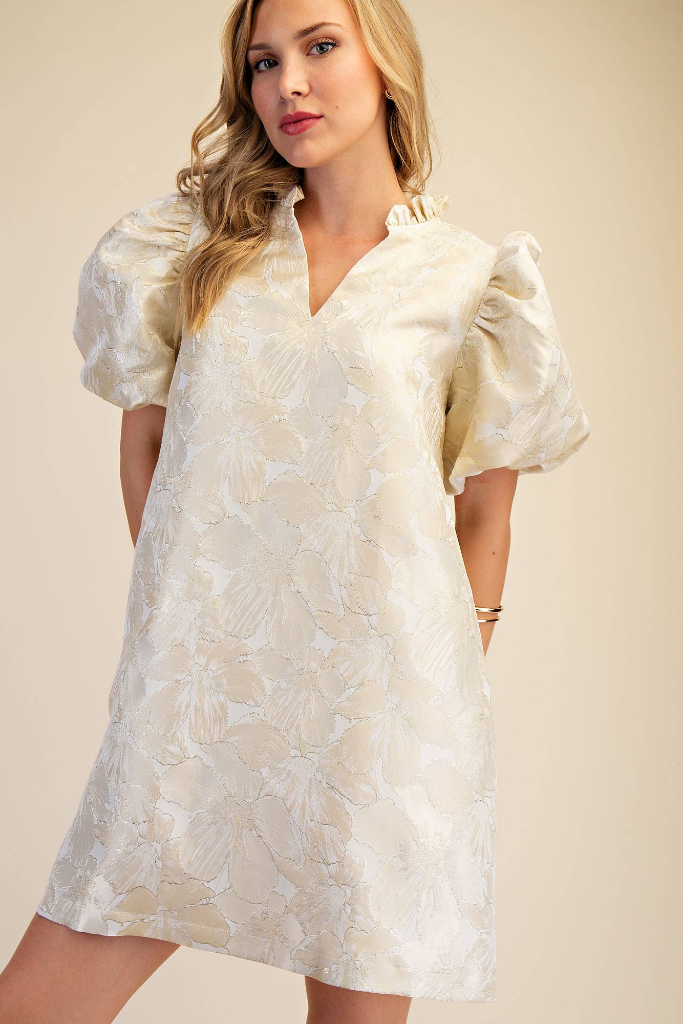 Eliza Puff Sleeve Dress