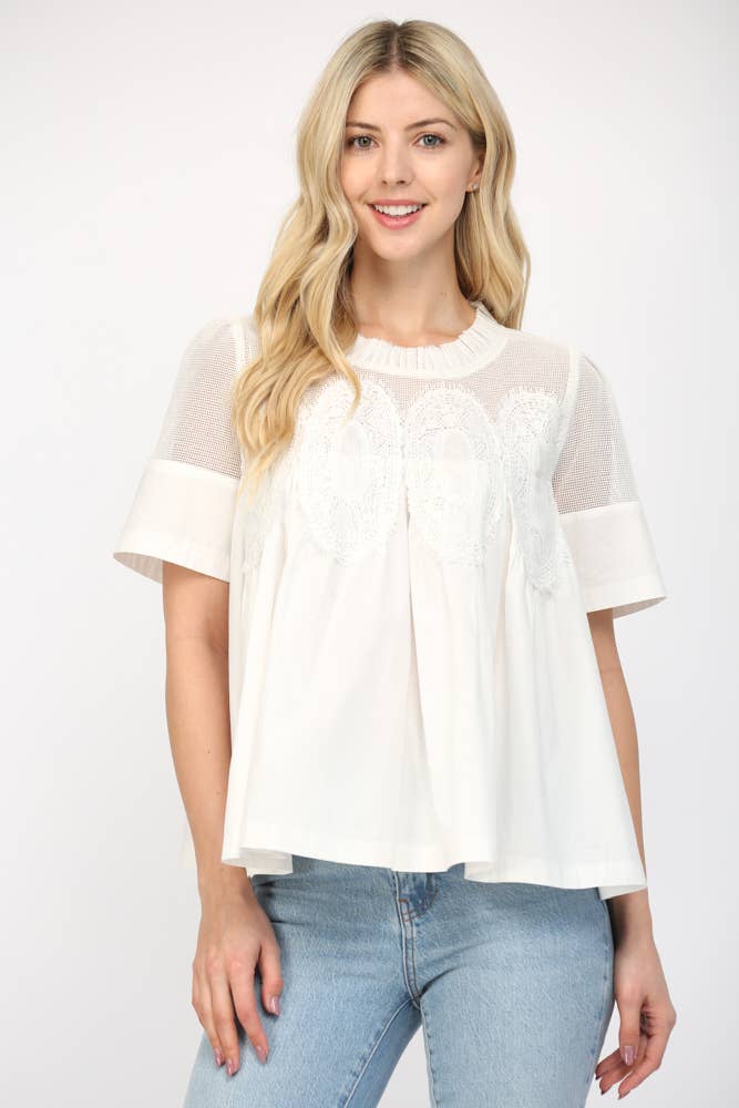 Georgie Mesh Top