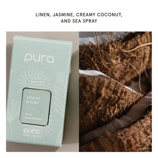 Linens & Surf Pura Diffuser Refill – Home Fragrance Scent