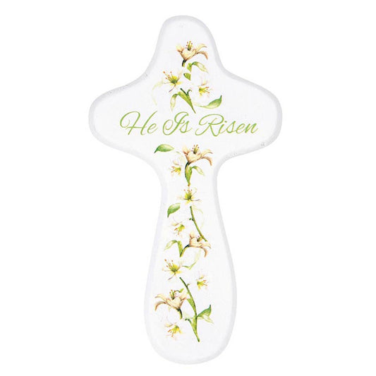 Handheld Cross - He Is Risen