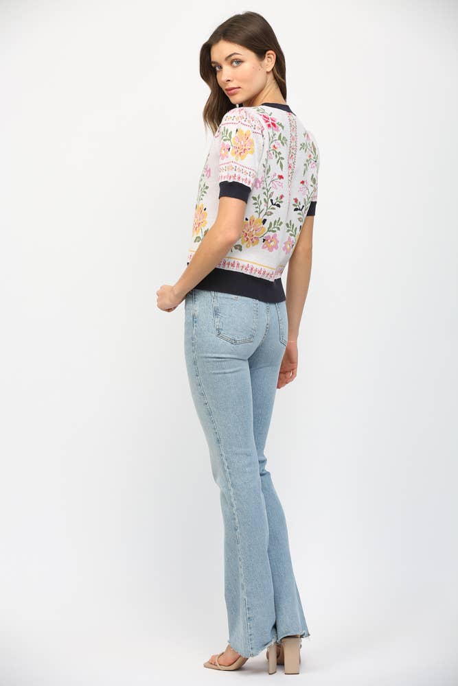 Laura Floral Top