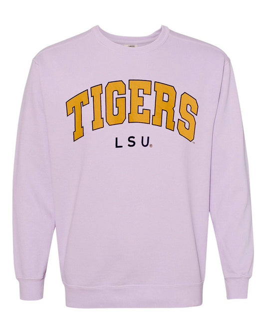 LSU Tigers Filled Gault Orchid Sweatshirt