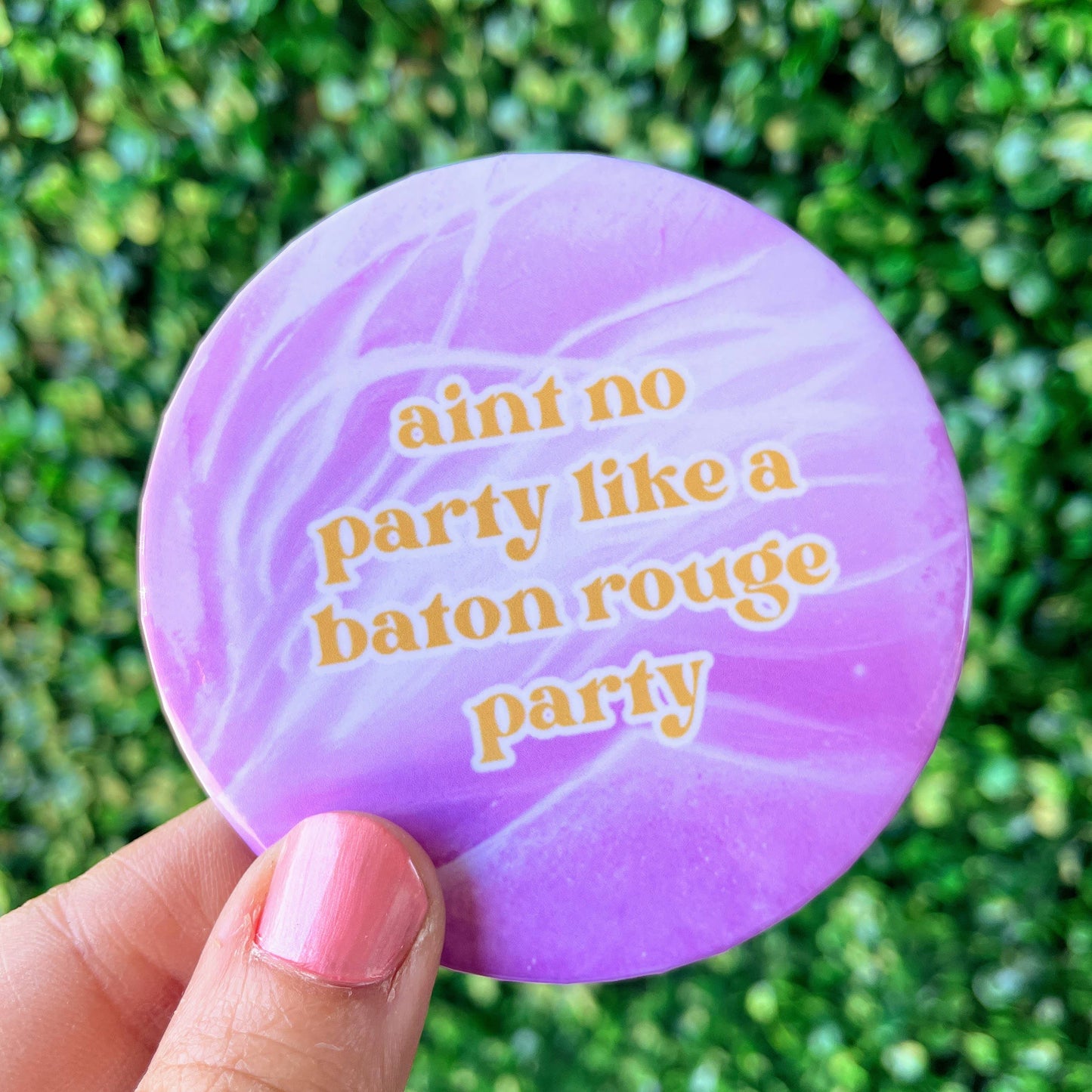 Party - Baton Rouge - Game Day Button