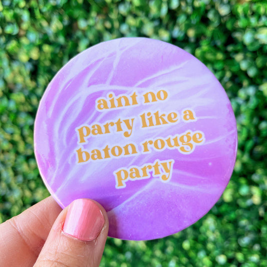 Party - Baton Rouge - Game Day Button