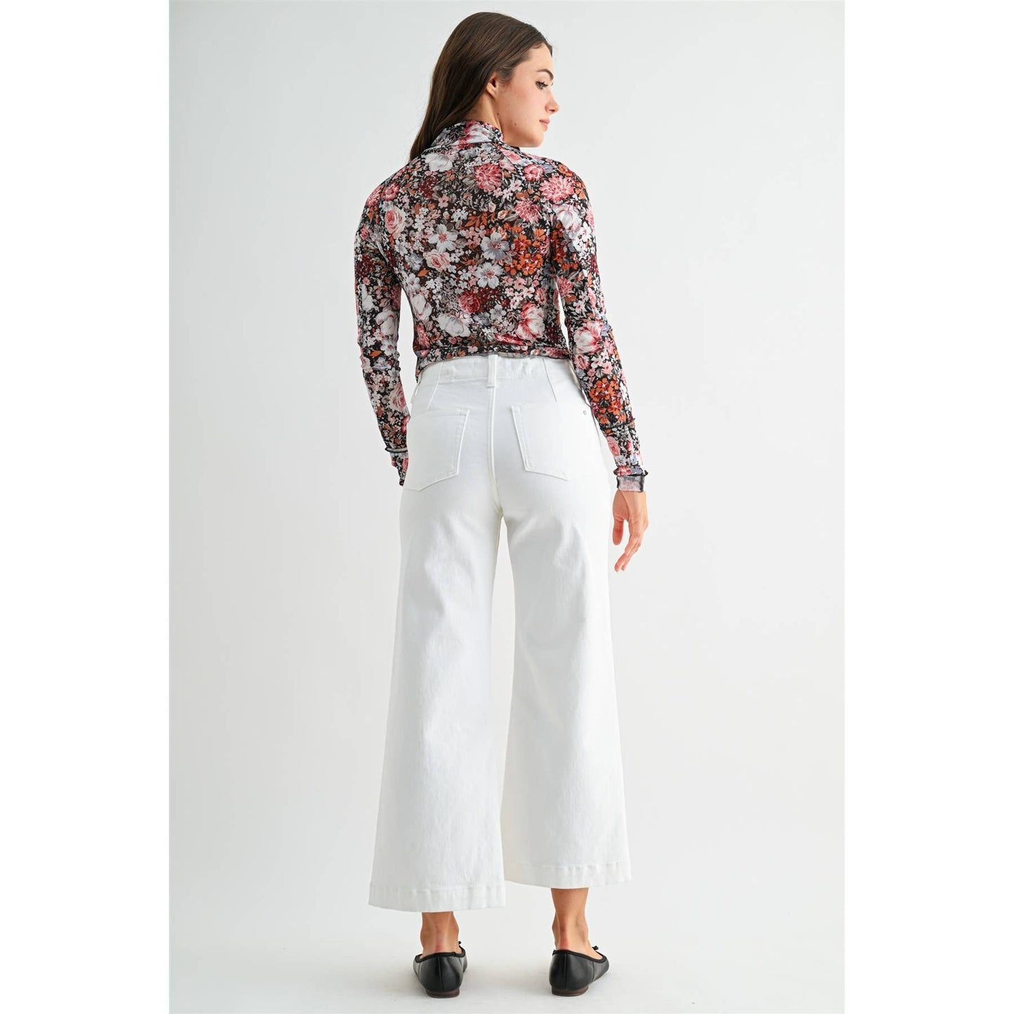 Mica Coastal Wide Crop Jeans