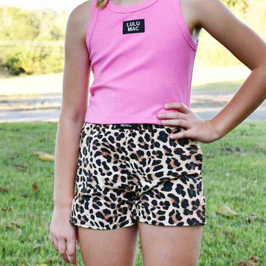 Lulu Mac Leopard Shorts Kids
