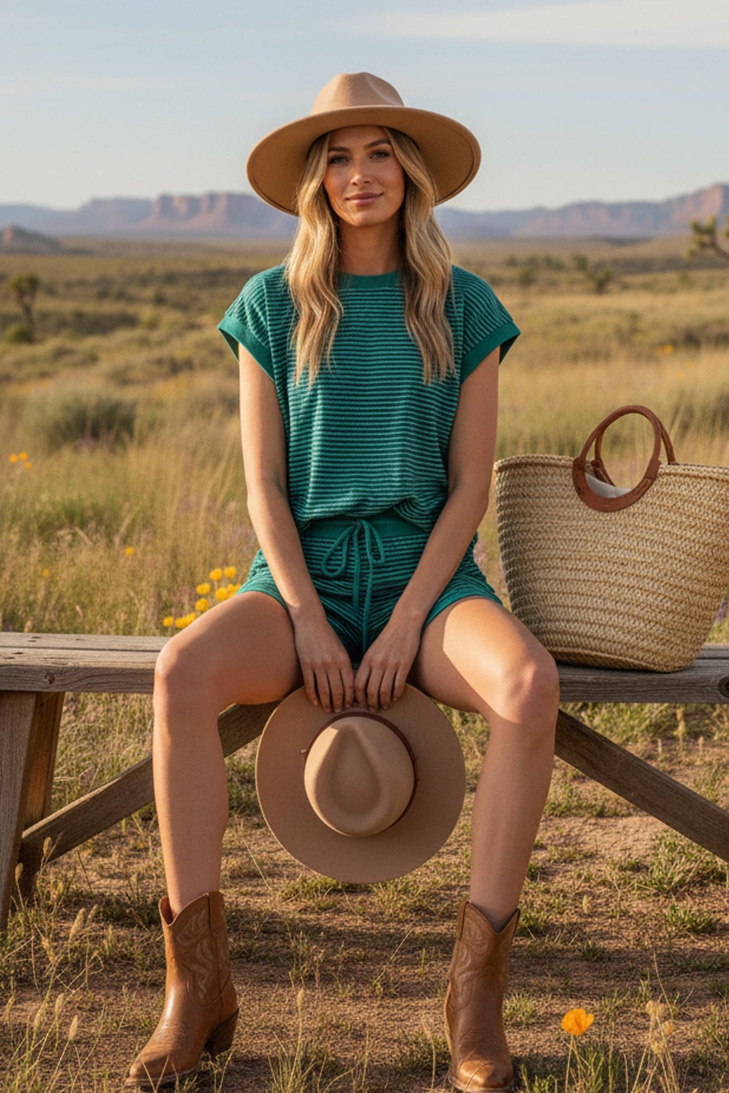 Izzy Top and Shorts Lounge Set