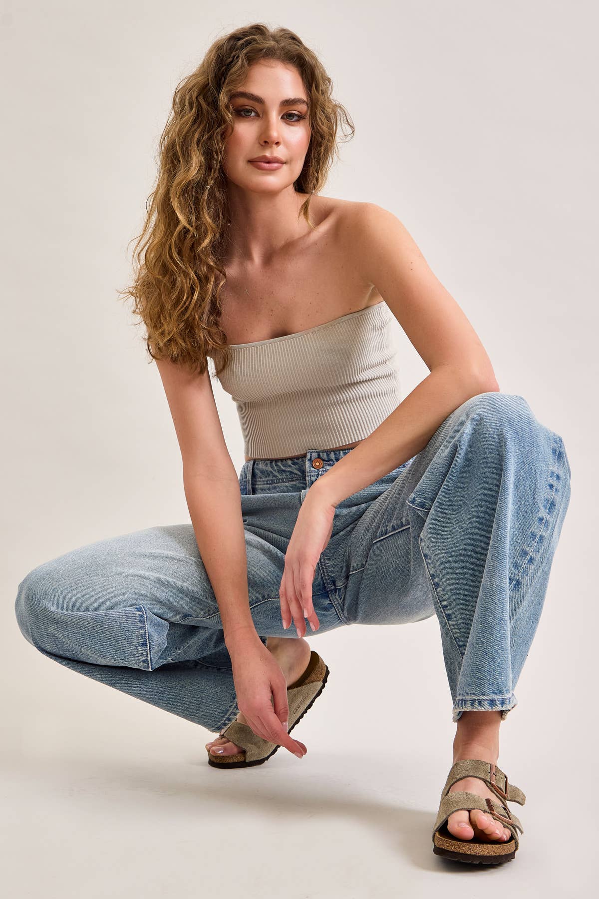 The Monroe Barrel Leg Jean