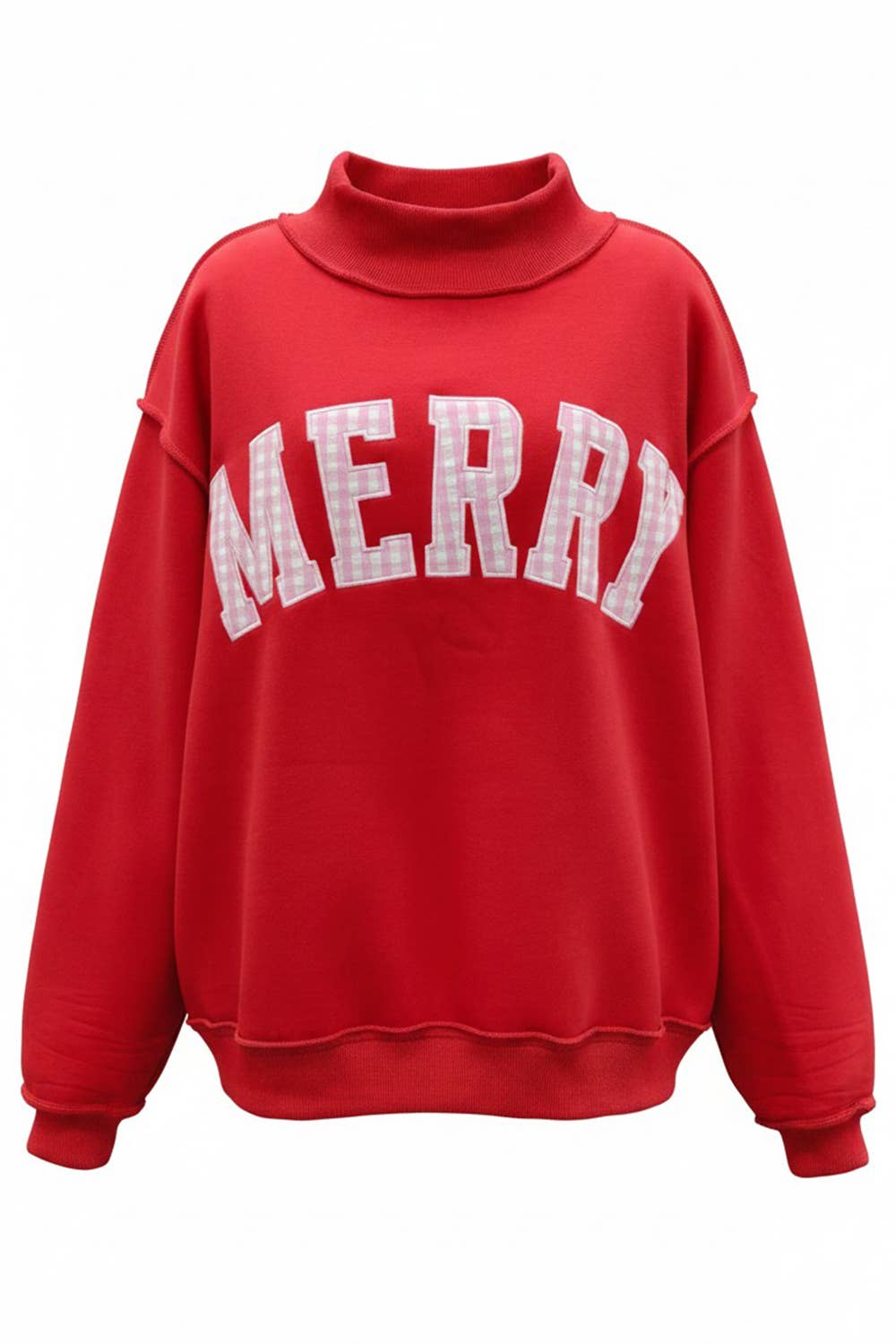 Merry & Bright Embroidered Sweatshirt