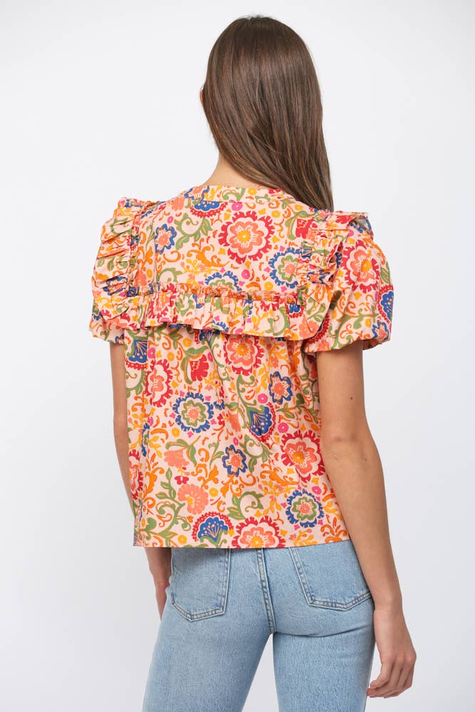 Macy Ruffle Top