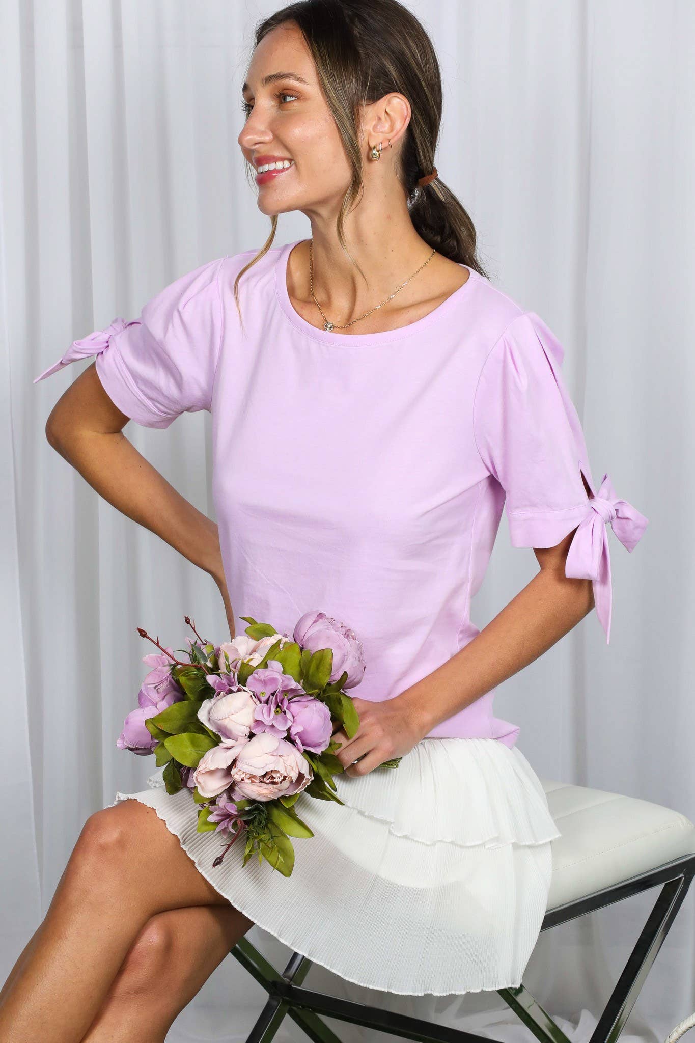 Ginny Bow Top