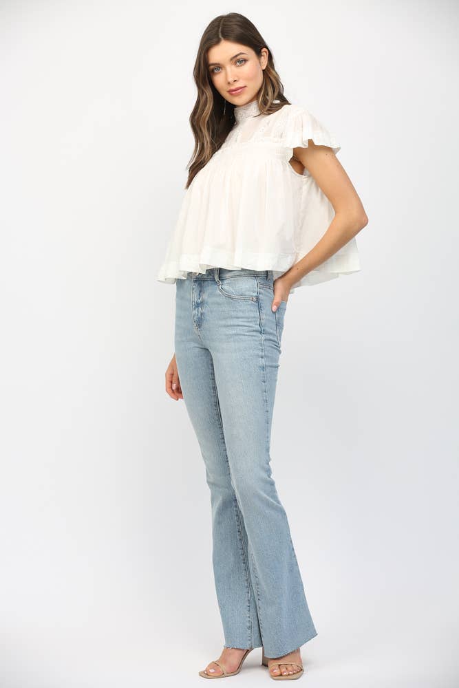Lauren Ruffled Top