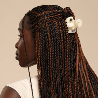 Kitsch KitschPop Cloud Clip with six interchangeable charms and a medium cloud-inspired no-slip hair clip