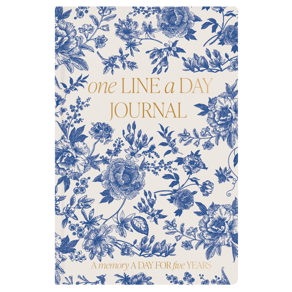 Blue Delft One Line a Day Journal
