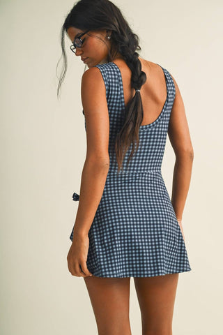 Hattie gingham wrap dress, view 27