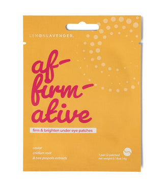 Lemon Lavender Affirmative Under Eye Patches pack