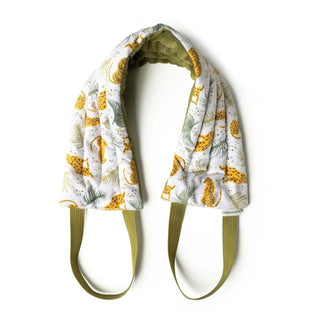 Lemon Lavender Hot Stuff Neck & Shoulder Wrap in leopard print