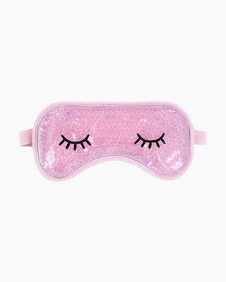 Lemon Lavender If Looks Could Chill Gel Eye Mask in pink glitter