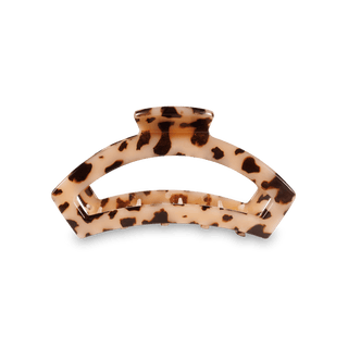 Teleties blonde tortoise small open claw hair clip
