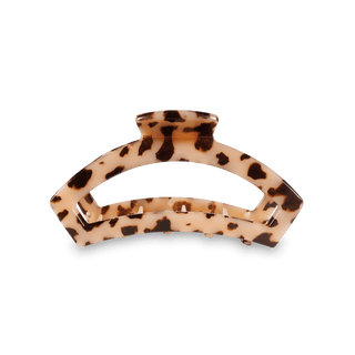 Teleties blonde tortoise medium open claw hair clip
