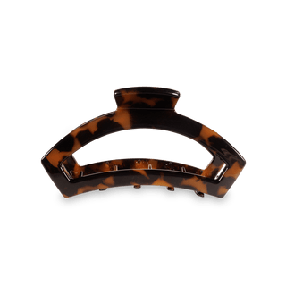 Teleties tortoise medium open claw hair clip