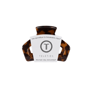 Open | Tortoise | Petite Claw Clip - Blue Blossom Boutique