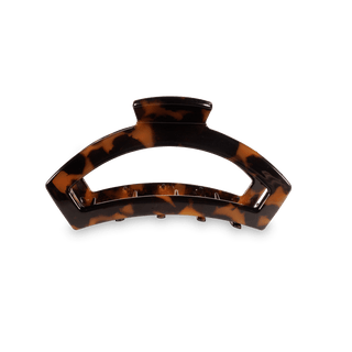 Teleties tortoise small open claw hair clip