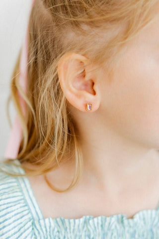 Screwback Stud Earrings - Madison Pink - Blue Blossom Boutique
