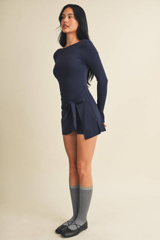 Sienna long sleeve wrap dress, view 12