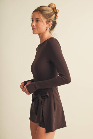Sienna long sleeve wrap dress, view 29