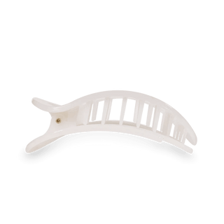 White hair clip on a white background