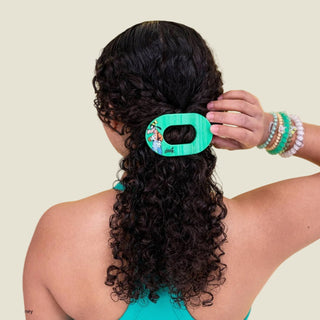 Disney TELETIES Goofy Medium Flat Hair Clip with a comfortable low-profile design and bendable teeth