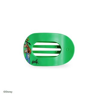 Disney TELETIES Goofy Small Flat Hair Clip with a lightweight low-profile design for fine hair and half-up styles